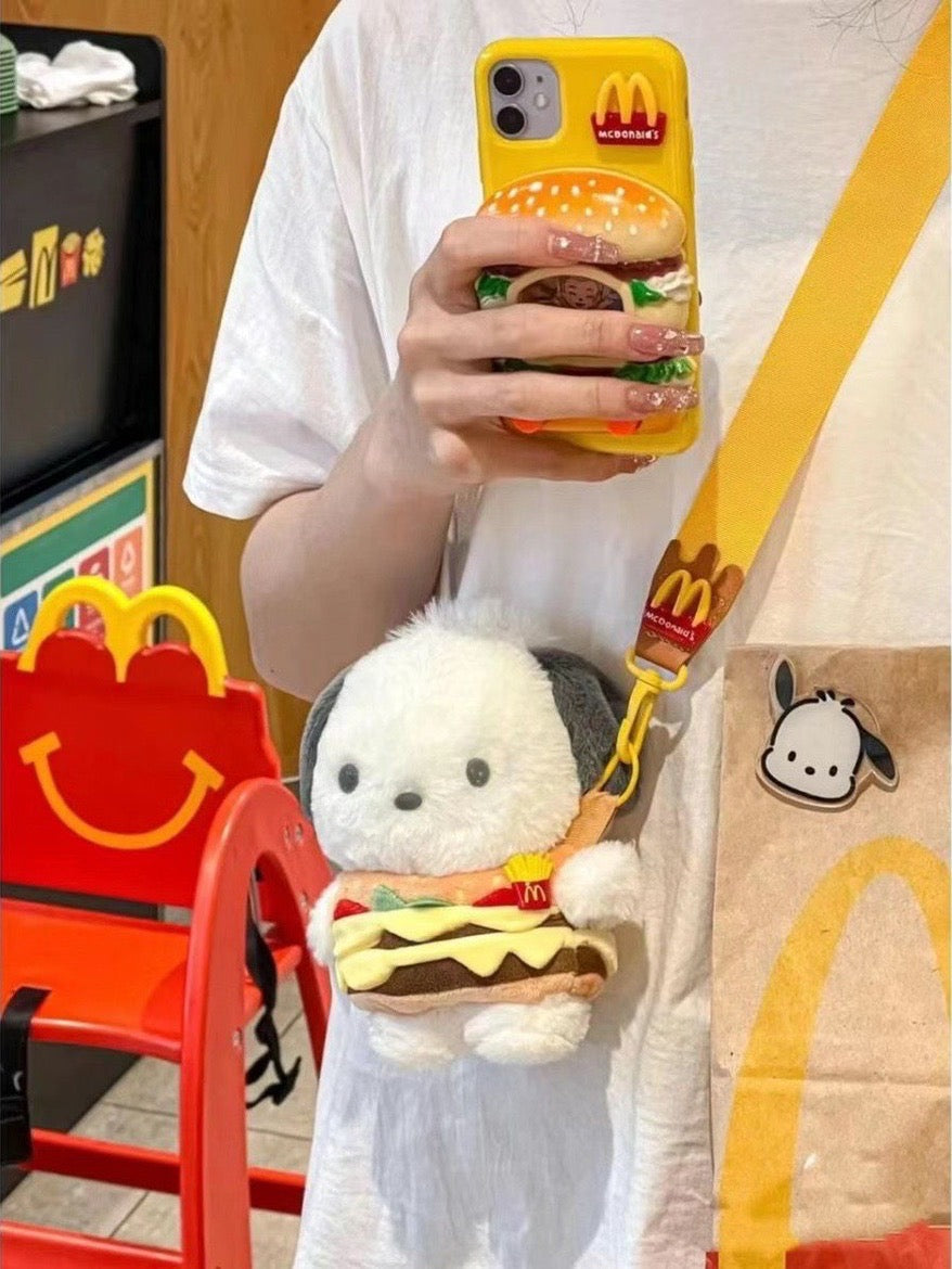 hamburger pochacco bag