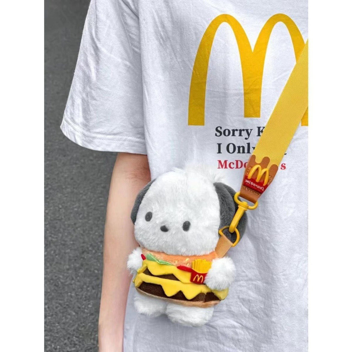 hamburger pochacco bag