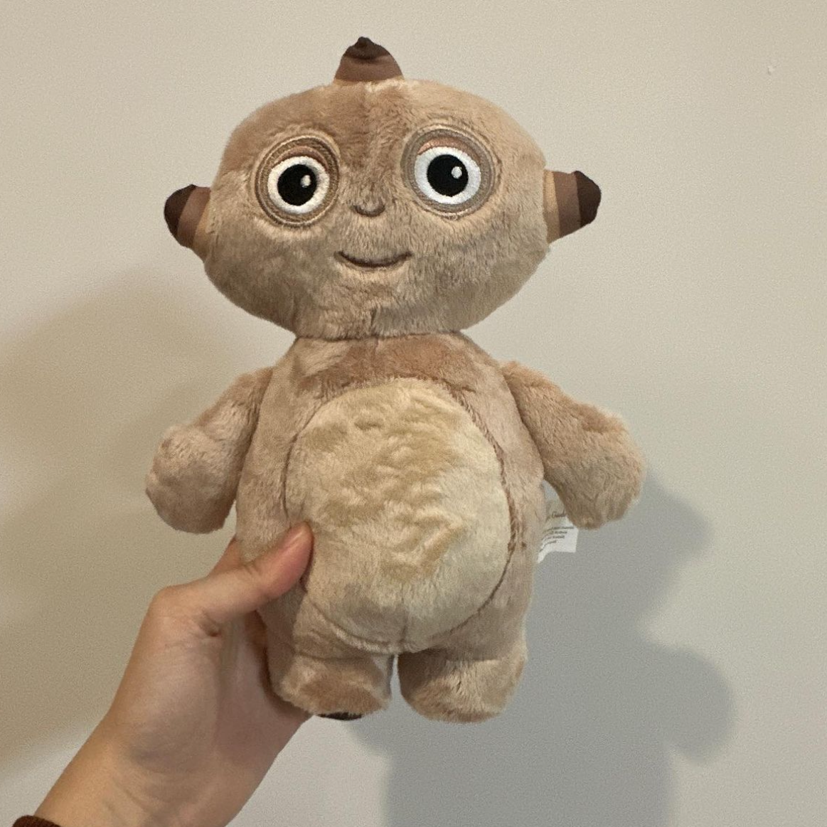 makka pakka big eye plush toy and makkapakka sponge