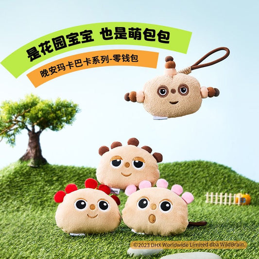 in the night garden makkapakka Coin Purse，Tombliboos Portable Plush Storage Bags Coin Purse Cartoon Plush Doll Toys Pendants