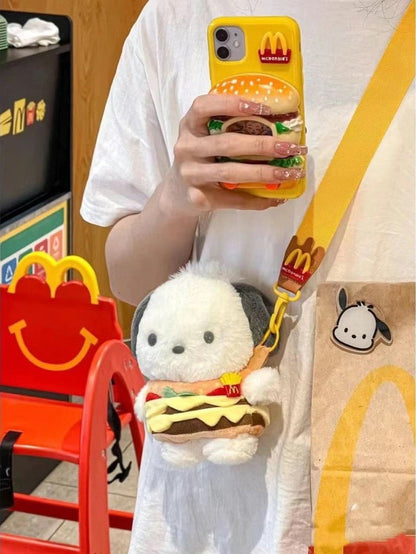 hamburger pochacco bag
