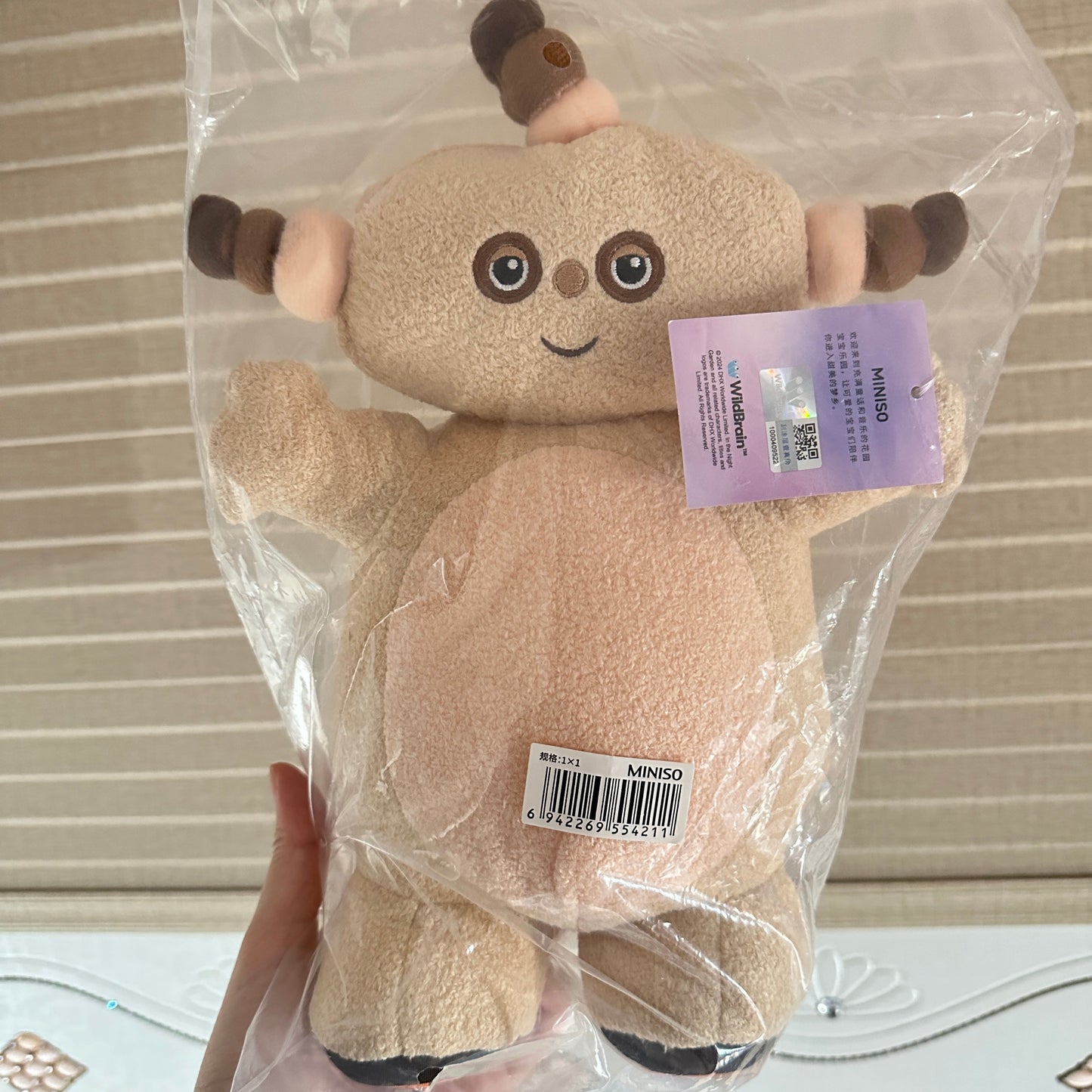 miniso makka pakka 24cm plush toy and makkapakka sponge