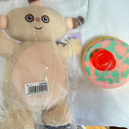 miniso makka pakka 24cm plush toy and makkapakka sponge
