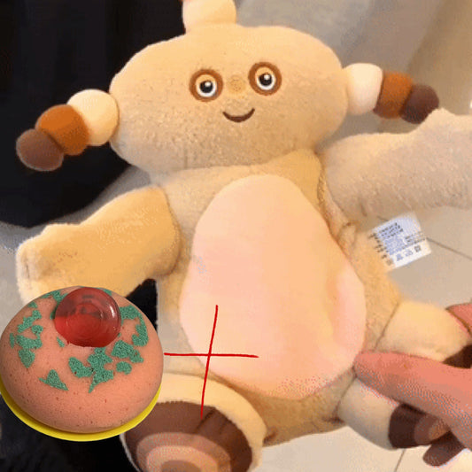 makka pakka Clapping plush sound toy ＋ one makkapakka sponge and soap